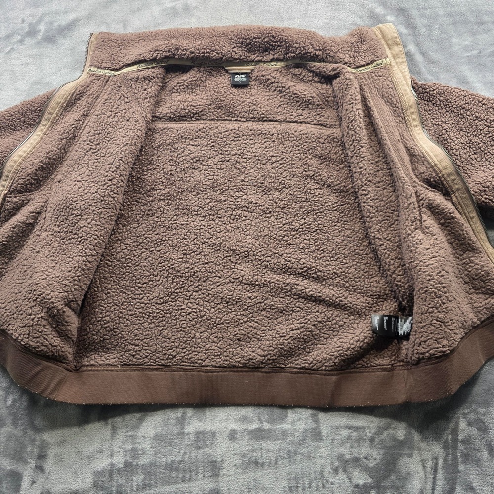 Kuhl Flight Fleece Jacket L Brown Womens Full Zip High Pile Hooded Soft Outdoor - Picture 6 of 13